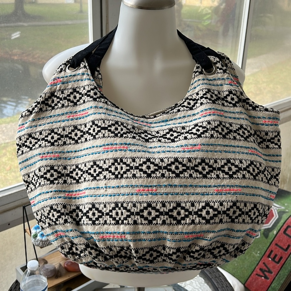 AMERICAN EAGLE COTTON HOBO BAG 20 x 14 x7